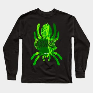 Tarantula Silhouette V46 (Tie Dye) Long Sleeve T-Shirt